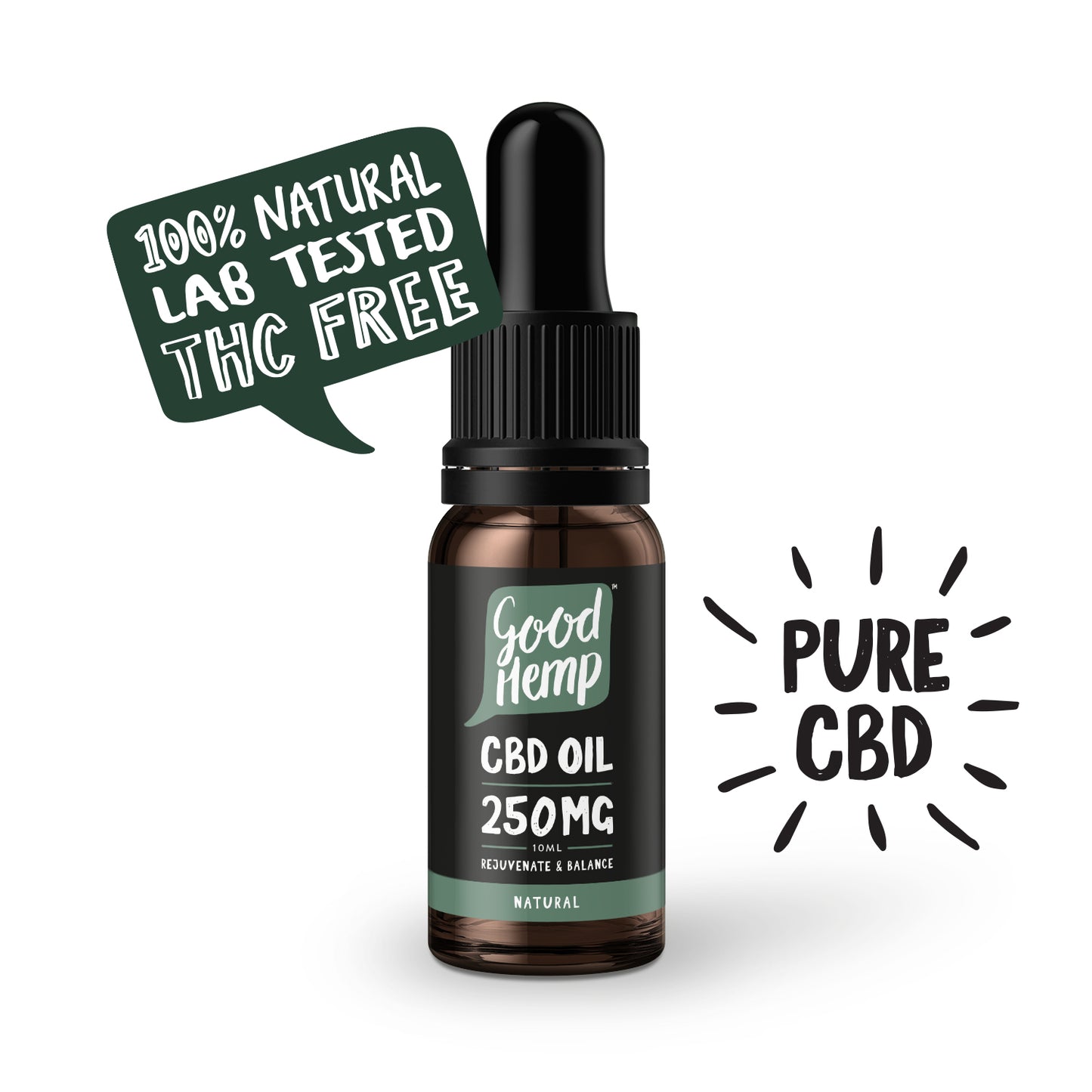 250mg Natural CBD Oil