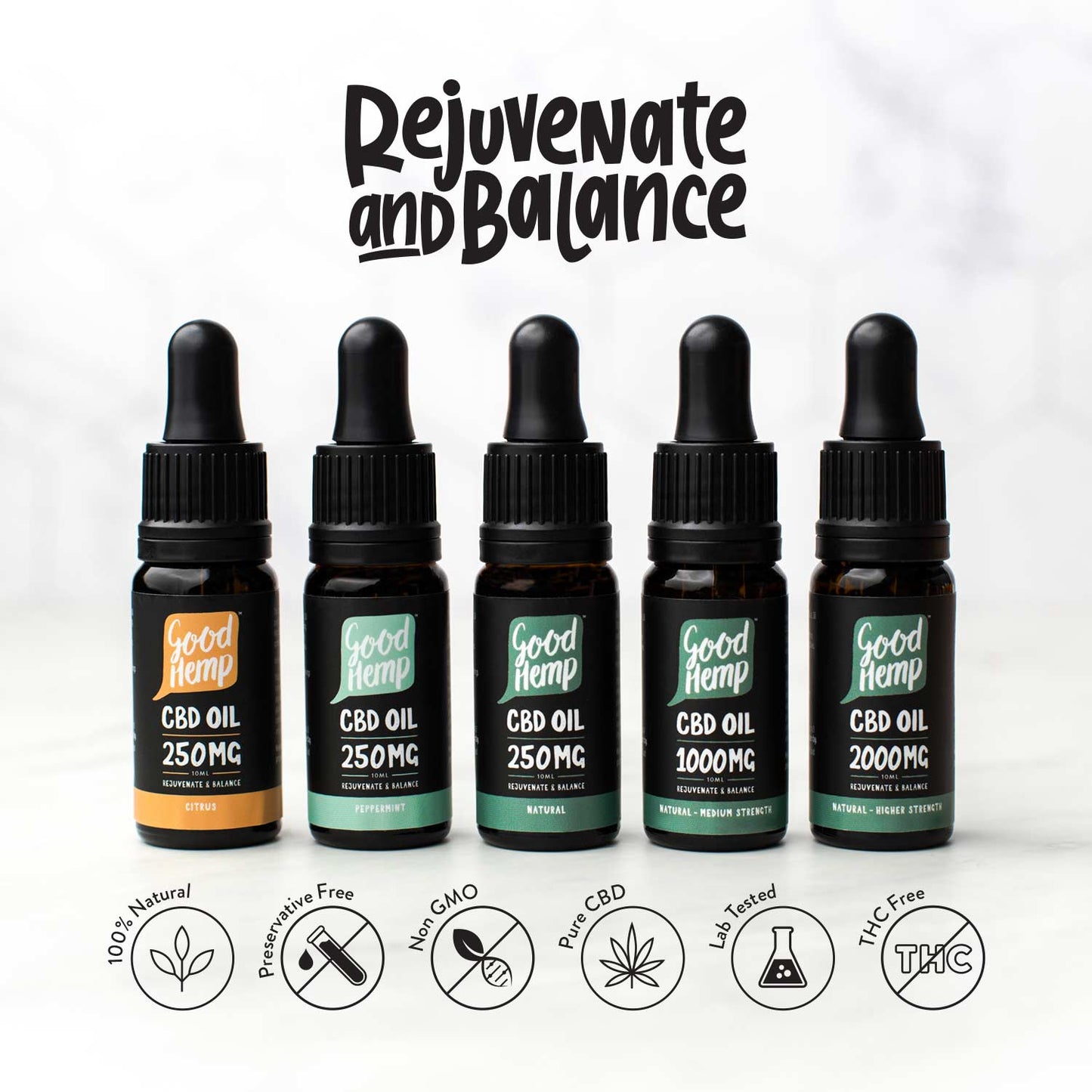 Natural 2000mg CBD Oil