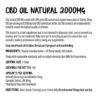 Natural 2000mg CBD Oil